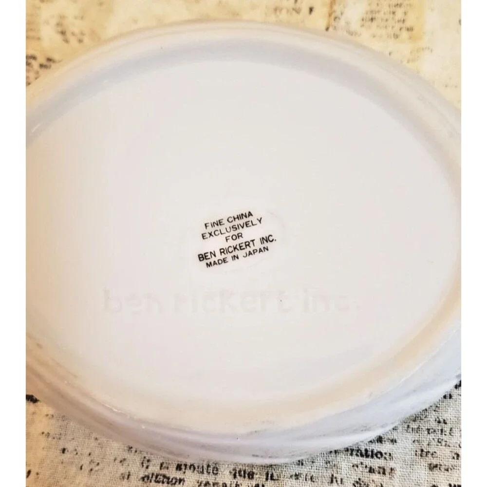 Whimsical, Elegant, Timeless -  Vintage Ben Rickert White Swan Soap Dish